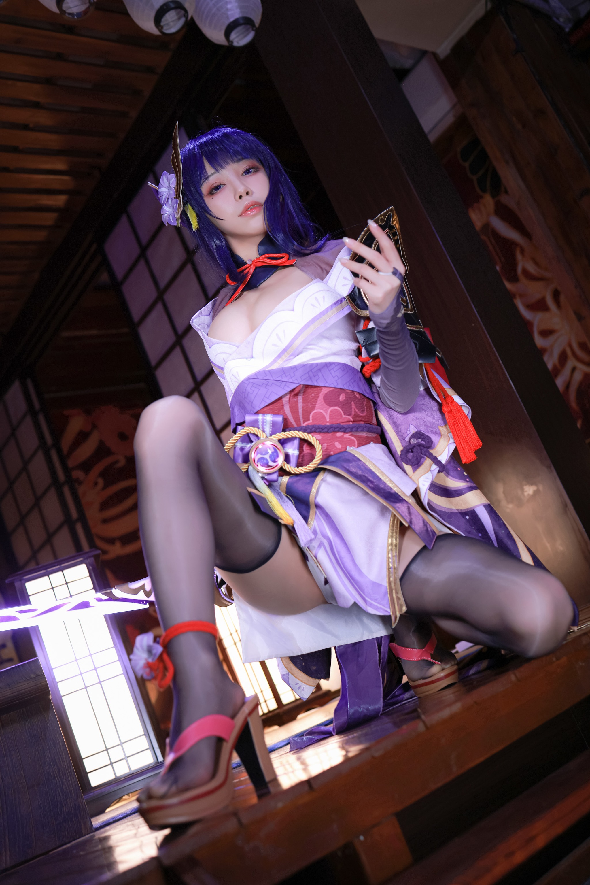 水淼Aqua - NO.104 雷电将军 [130P]-XikXak